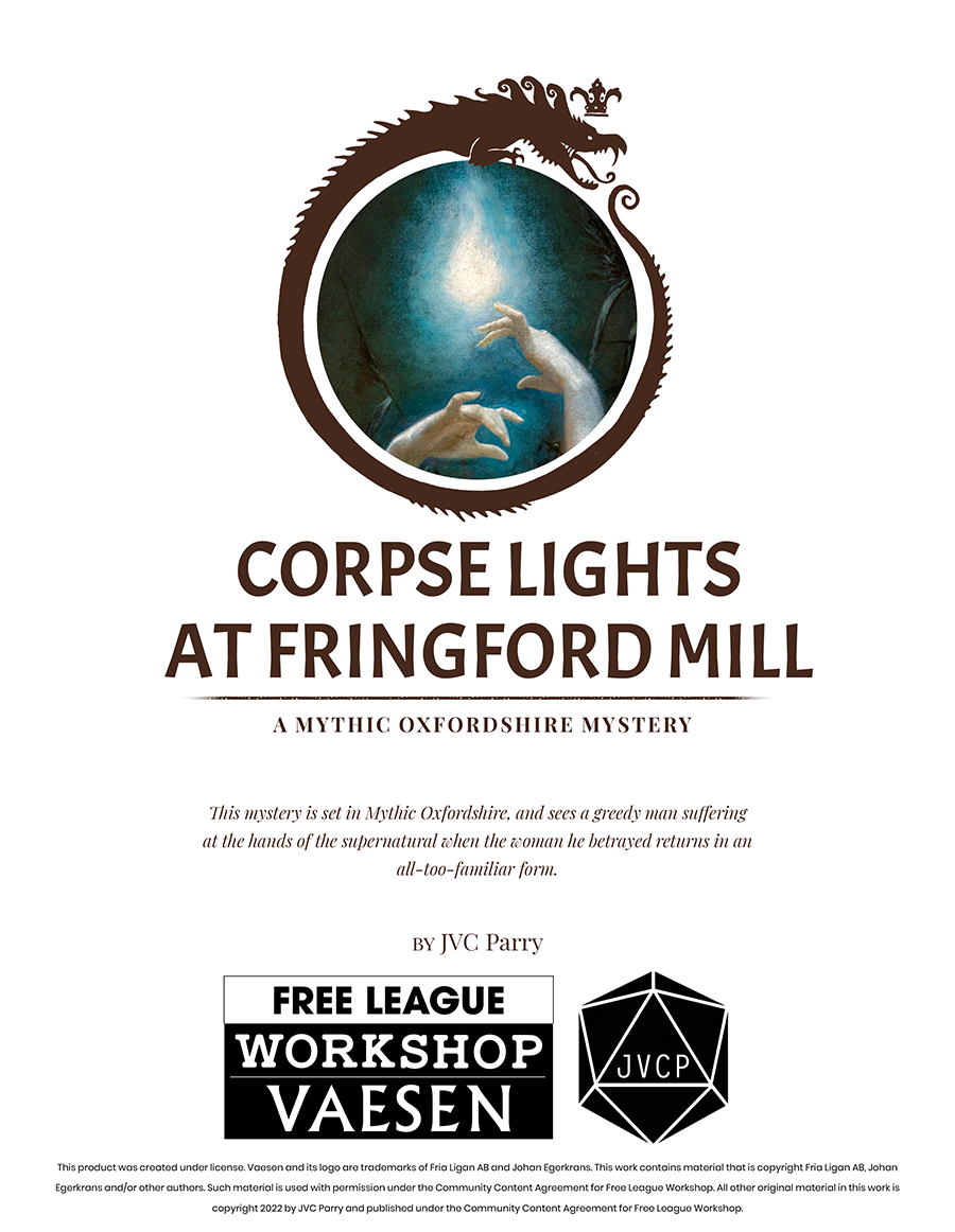 Corpse Lights at Fringford Mill